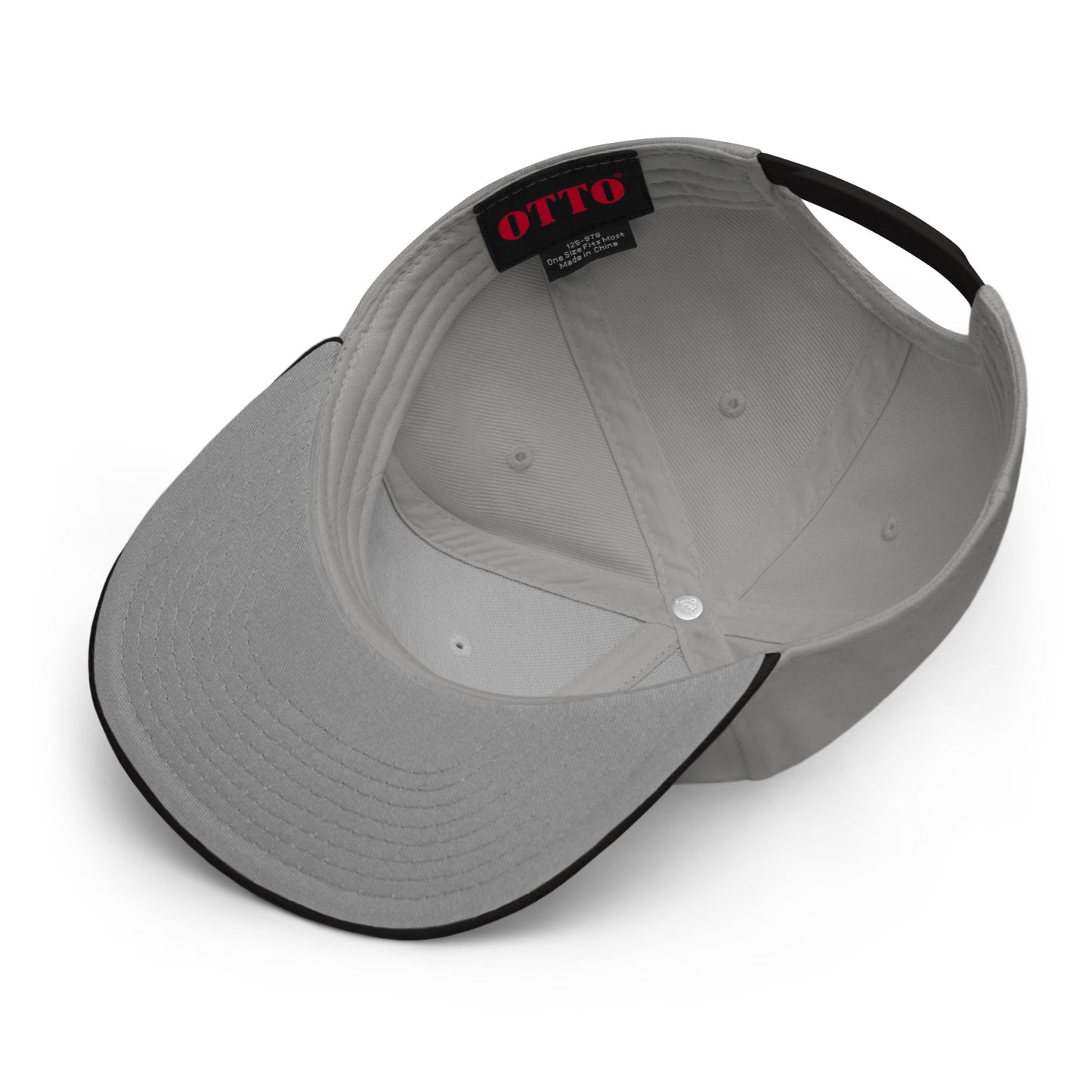 Route 66 Film Crew Hat - MInimalist Black logo on Silver Hat