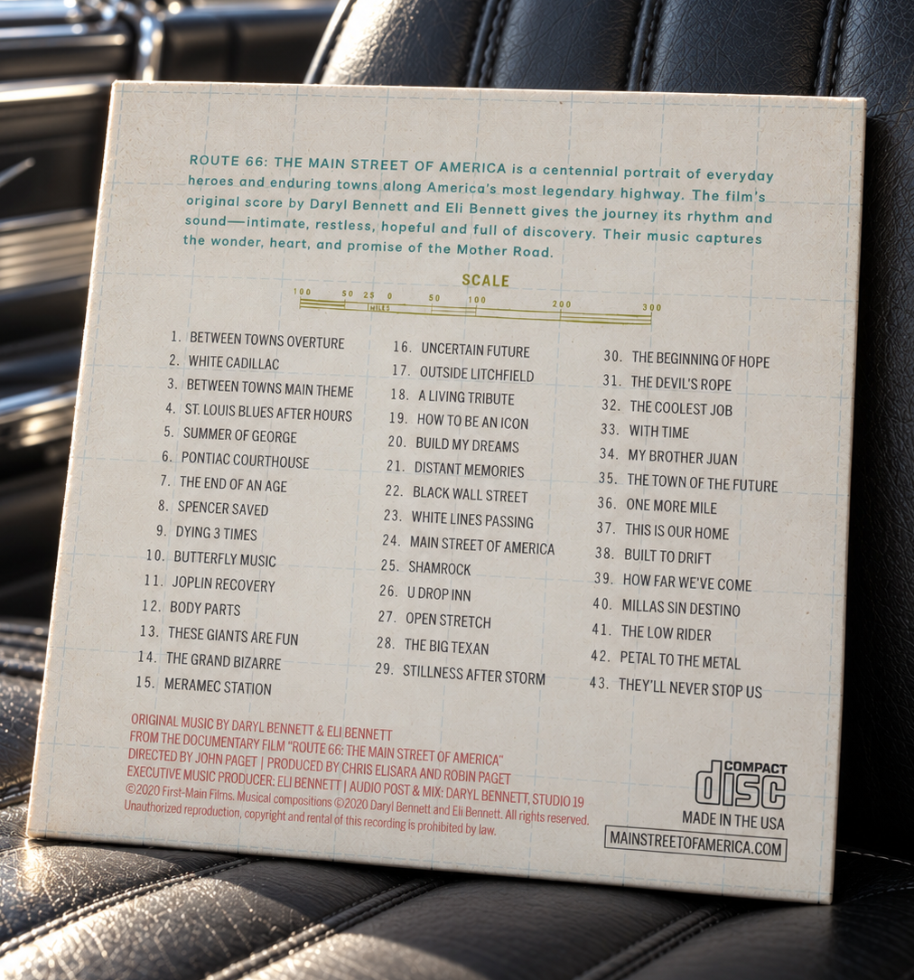 Route 66: The Main Street of America — Original Soundtrack CD