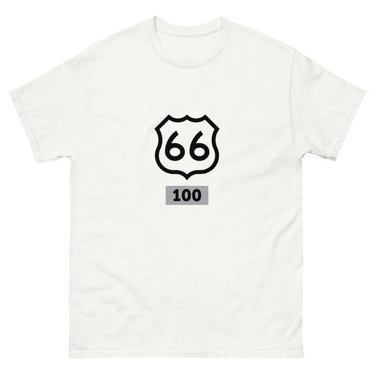 Route 66 at 100 - White Men's classic tee
